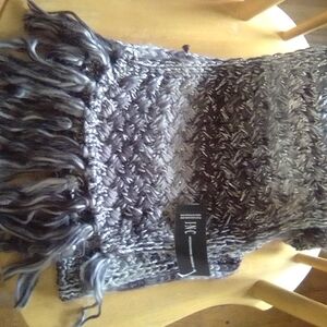 INC Woven Fringe Scarf